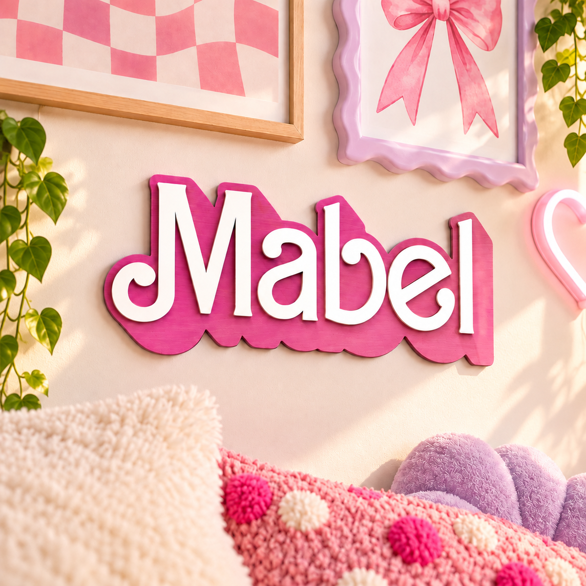 Dreamhouse Custom Name Sign