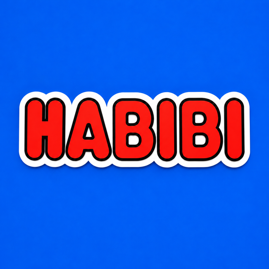 Habibi Wall Sign