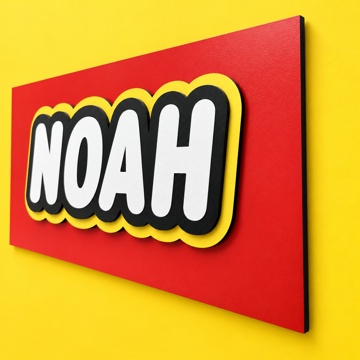Building Brick Custom Name Sign