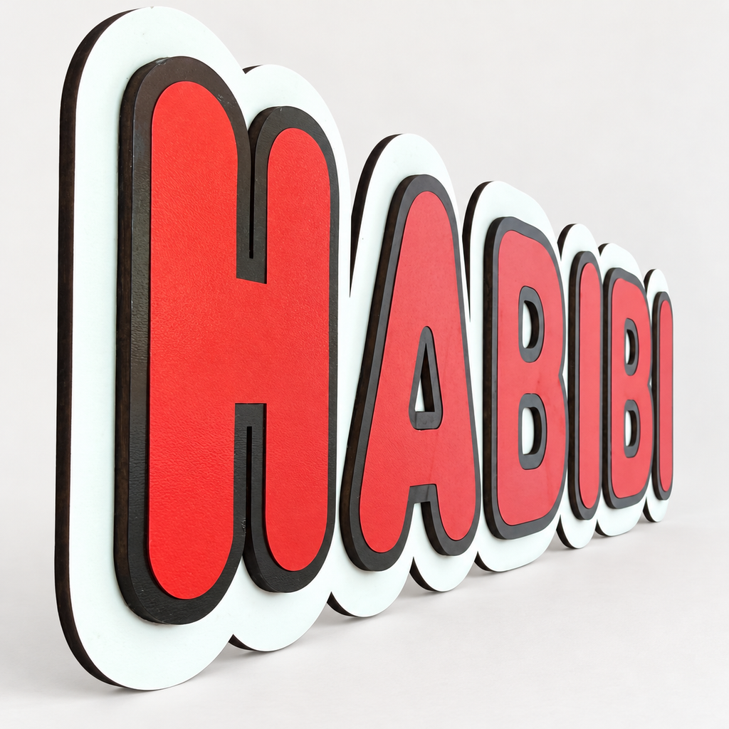 Habibi Wall Sign