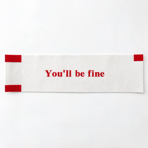Fortune Cookie Felt Sign