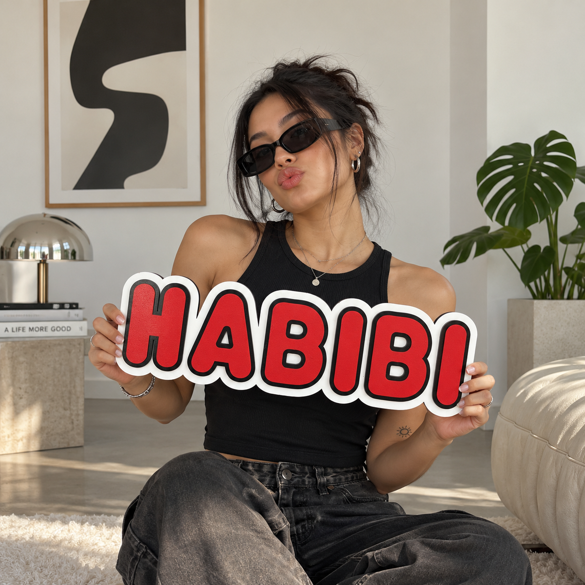 Habibi Wall Sign
