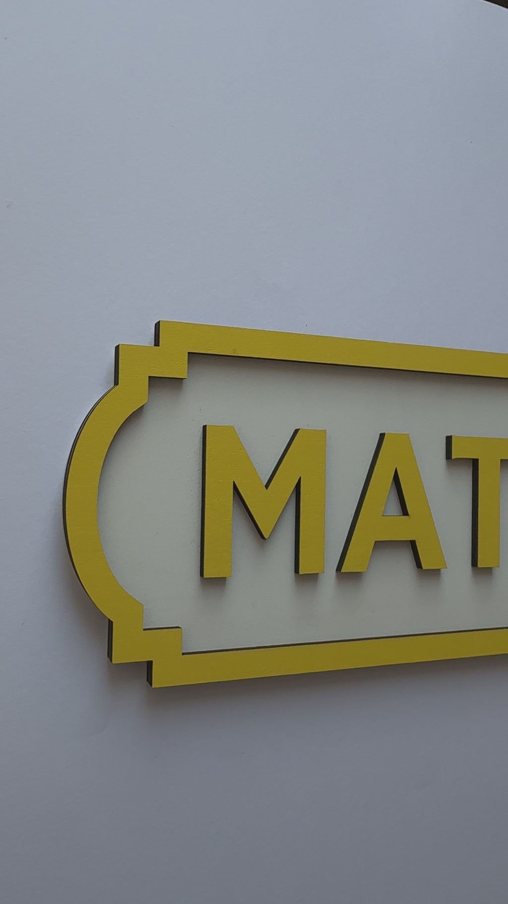 Personalised Name Sign